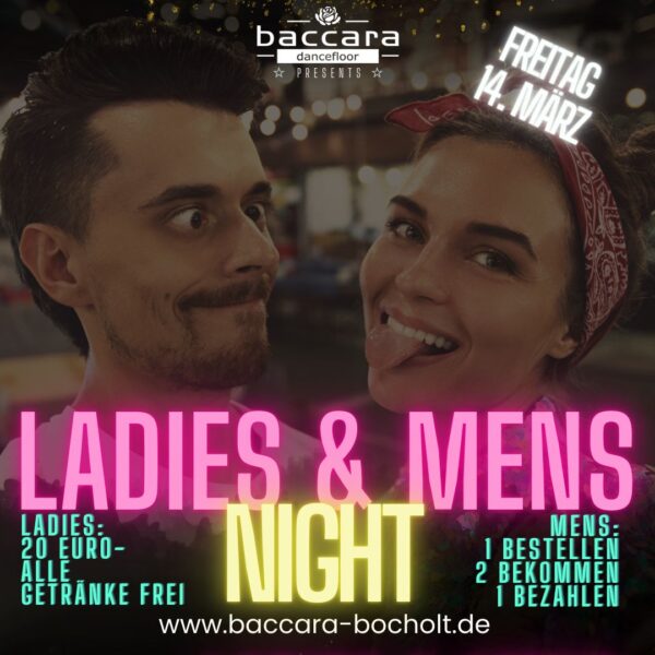 Ü21 LADIES & MEN'S Night - 14.03.2025