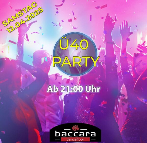 Ü40 - PARTY  -  12.04.2025