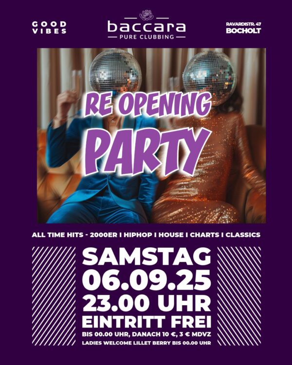 BACCARA REOPENING PARTY - 06.09.2025