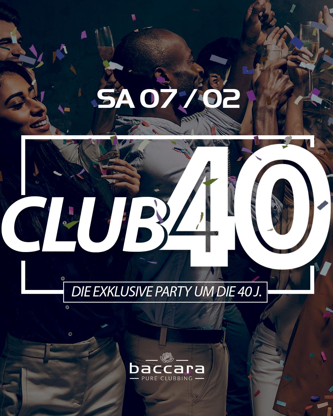 Ü40 CLUBBING - 07.02.2026