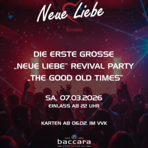 NEUE LIEBE Revival Party - 07.03.2026