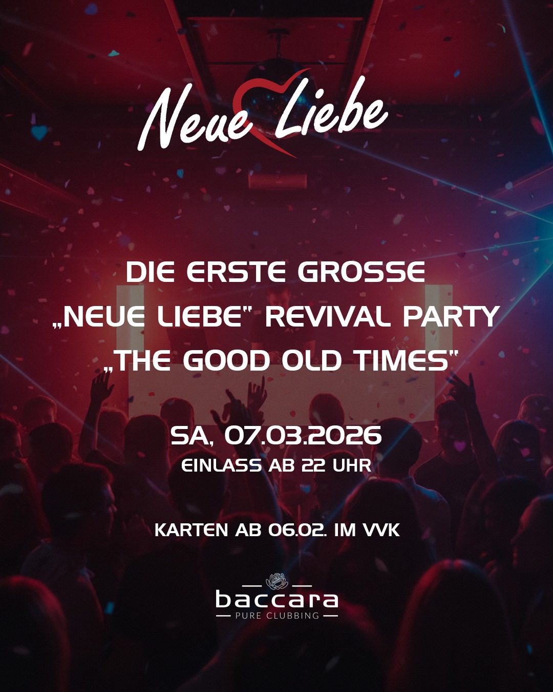 NEUE LIEBE Revival Party - 07.03.2026