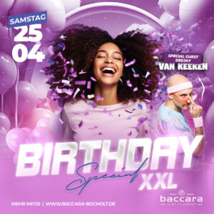 Birthday Special XXL Party - 25.04.2026