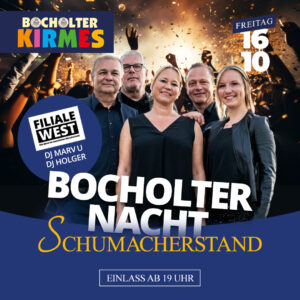 BOCHOLTER KIRMES - FREITAG 16.10.2026
