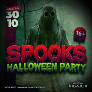 SPOOKS – die Halloween Party ab 16 im Baccara - 30.10.2026